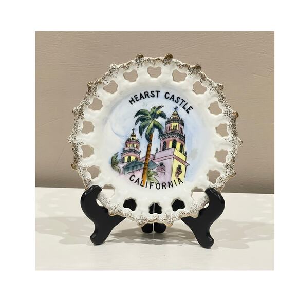 VTG California Souvenir Plate Landmarks Decorative Collector Travel Vacation - Picture 1 of 5